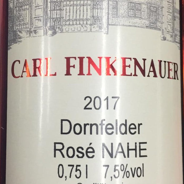 (Available from Mid May) Carl Finkenauer - Dornfelder Rosé